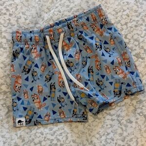 George Hats Bluey Print Swim Shorts